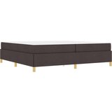  Krevet s opruga kutije Ostalo Tamno smeđa i bijela 200 x 200 cm | shoptok.hr