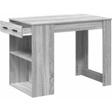  Radni stol s ladicom i policom siva sonoma 102x62x77,5 cm | shoptok.hr