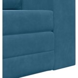 vidaXL Raztegljiv Kavč 2-v-1 Modri 148x71x83 cm Velvet | Shoptok.si