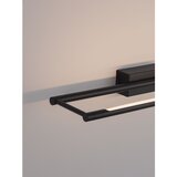 Nova Luce Mat crna željezna LED zidna lampa sa savitljivom konstrukcijom Olas – | shoptok.hr