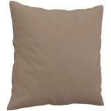  Dvosjed s ukrasnim jastucima boja cappuccina 120cm umjetna koža | shoptok.hr