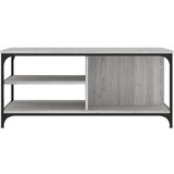 Stolić za kavu boja sivog hrasta 100x50x45 cm konstruirano drvo | shoptok.hr