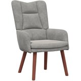  Fotelja Svijetlo siva 63 x 67 x 94 cm Baršun | Eponuda.ba