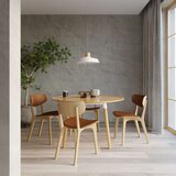  Sollux SL.0282 - Luster na sajli AFRA 1xE27/60W/230V siva/prirodno drvo | Eponuda.com