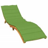 vidaXL Jastuk za ležaljku prošarani zeleni 200 x 60 x 4 cm od tkanine | shoptok.hr