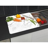 Wenko Stenska zaščitna plošča za štedilnik iz kaljenega stekla 50x56 cm Marble – | Shoptok.si