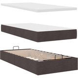 vidaXL Otomanski okvir kreveta s madraca tamnosmeđi 80x200cm tkanine | shoptok.hr