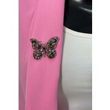 Kesi Butterfly brooch A-2-21-7 Green + Silver Cene