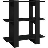 Furnova Knjižna omara/pregrada črna 80x30x87 cm, (21933377) | Shoptok.si