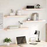  Plutajuće police 4 kom 80x23,5x4 cm od konstruiranog drva | shoptok.hr