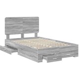  Konstrukcija postelje Siva Sonoma 120 x 200 cm Konstruiran les, (5000102117) | Shoptok.si