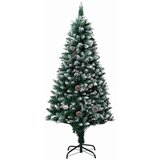 vidaXL Umestno božično drevo Zelena 150 cm PVC, jeklo in plastika | Shoptok.si