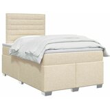  Boxspring krevet s madracem Krem 120 x 190 cm Tkanina - Krem 120 x 190 cm Dizajn linija | shoptok.hr