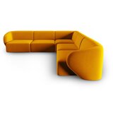 Milo Casa Senf žuta baršunasti kutna garnitura Paolo – | shoptok.hr