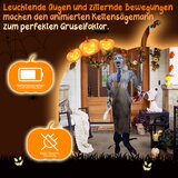 SHX Animirani mož z verižno žago za halloween dekoracijo | Shoptok.si