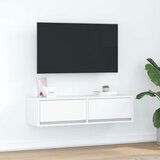 TV ormarić bijeli 100x31x25 5 cm konstruirano drvo | shoptok.hr