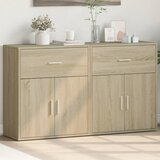 vidaXL Komoda 2 kosa sonoma hrast 60x31x70 cm inženirski les Cene