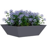 Vrtna saksija 5 pcs Antracit 50 x 50 x 15 cm Čelična vrata | shoptok.hr