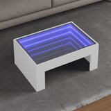 vidaXL Stolić s beskonačnim LED svjetlima bijeli 70x50x30 cm Cijene
