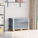  Okviri za palete 3 kom sivi 100 x 50 cm od masivne borovine | Eponuda.com