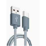 X Wave Kabl USB 3.1 na TIP-C 3.1 muško-muški 2M 3A,AI,upleteni,tamno sivi | ePonuda.com