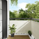 vidaXL Balkonsko platno krem 90x1000 cm 100 % poliestrski oxford Cene
