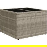 9-delni vrtni sofa set z blazinami svetlo siva poli ratan | Shoptok.si