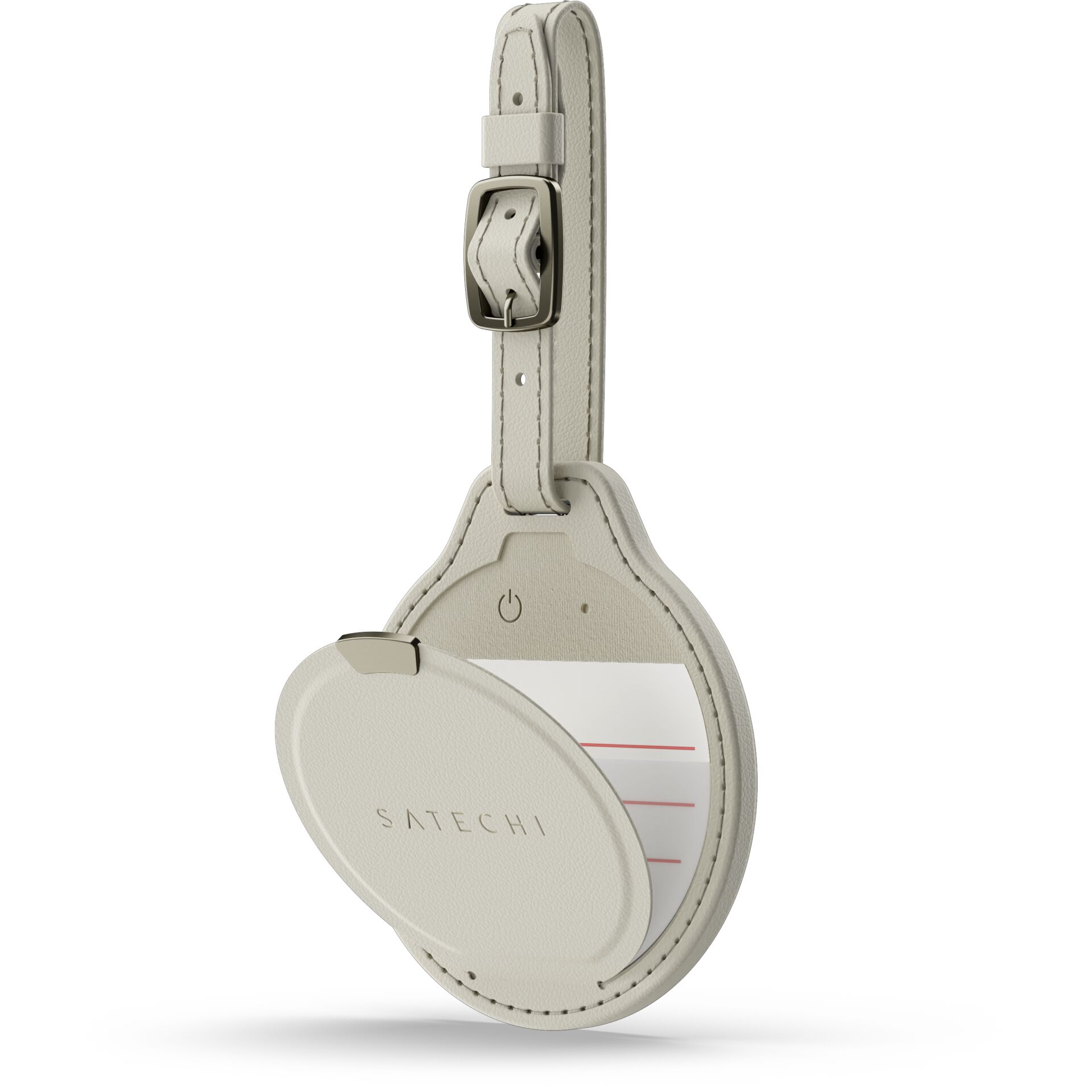 Vegan-Leather FindAll Luggage Tag Sand