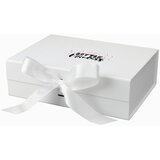 LITTLE PRINCESS Poklon kutija sa satenskom mašnom Bela 33 x 27 x 12 cm | ePonuda.com