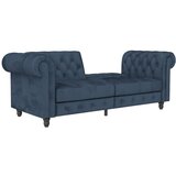 Støraa Temno modra žametna raztegljiva sedežna garnitura 236 cm Felix – | Shoptok.si