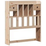  Krevet s regalom za knjige bez madraca 90x200 cm od borovine | shoptok.hr