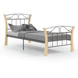  Okvir za krevet crni metalni 90 x 200 cm | shoptok.hr