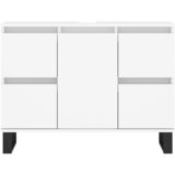  Kupaonski ormarić bijeli 80 x 33 x 60 cm od konstruiranog drva | Eponuda.com