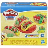 Hasbro Play-Doh: Kitchen Creations Taco Time igralni komplet s 4 plastelinami - Cene