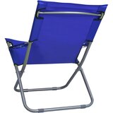  Sklopive stolice za plažu od tkanine 2 kom plave | Eponuda.com
