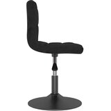  Okretni barski stolac crni baršunasti | Eponuda.com
