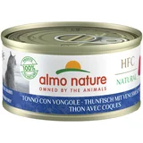 Almo Nature 70g Varčno pakiranje Almo Nature 24 x 70 g - HFC Natural tuna s školjkami (trda ladinka)