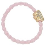By Eloise London Bling Charms Cloud Soft Pink elastika za lase | Shoptok.si