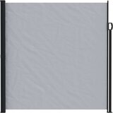 vidaXL Zložljivo stransko senčilo Siva 500 x 220 cm Poliester, (5000222607) | Shoptok.si