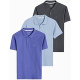 Ombre Set of men's pique knit polo shirts 3-pack | shoptok.hr