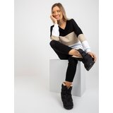 RELEVANCE Sweatshirt-RV-BL-8377.89-black-beige | shoptok.hr