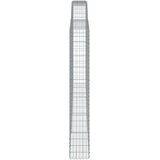  Lučne gabionske košare 2 kom 400x30x200/220cm pocinčano željezo | shoptok.hr