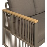 Ambia Garden LOUNGE ZOFA akacija masivno aluminij | Shoptok.si