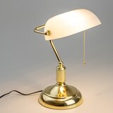  Brilagi - Stona lampa BANK OFFICE 1xE27/60W/230V zlatna/bela | Eponuda.com