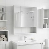  Kupaonski ormar s ogledalom Bijelo 60 x 14.5 x 70 cm | shoptok.hr