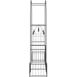  Vrtni Luk s zaključavanjem Crna 203 x 50 x 218 cm | Eponuda.com