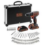 Black & Decker B-D AKU BUÅILICA 18V LI-ION 2BAT S PRIBOROM BDCDC18BAFC | Eponuda.ba