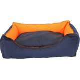 Pet Line Krevet za pse, 80x60cm, Teget-narandžasti | Eponuda.com