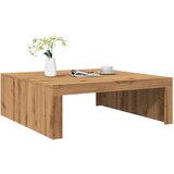 vidaXL Stolić za kavu boja hrasta 100 x 100 x 35 cm konstruirano drvo | shoptok.hr