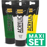 Goya set akrilnih boja 3x100 ml - Mix Your Green